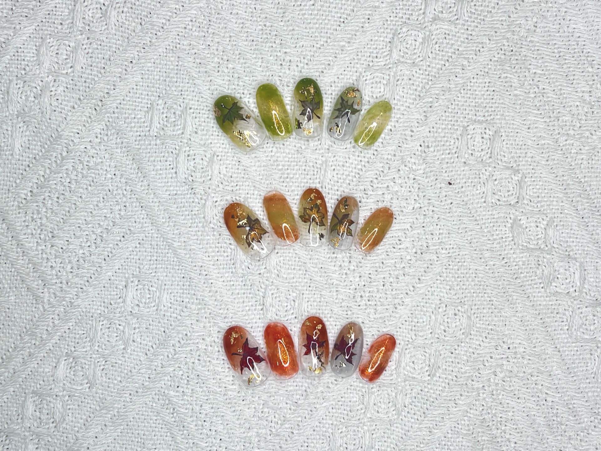 B Autumn Colour Nails