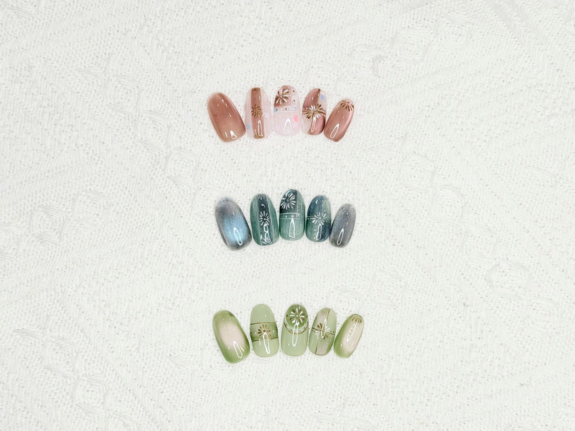 B Exotic Floral Nails