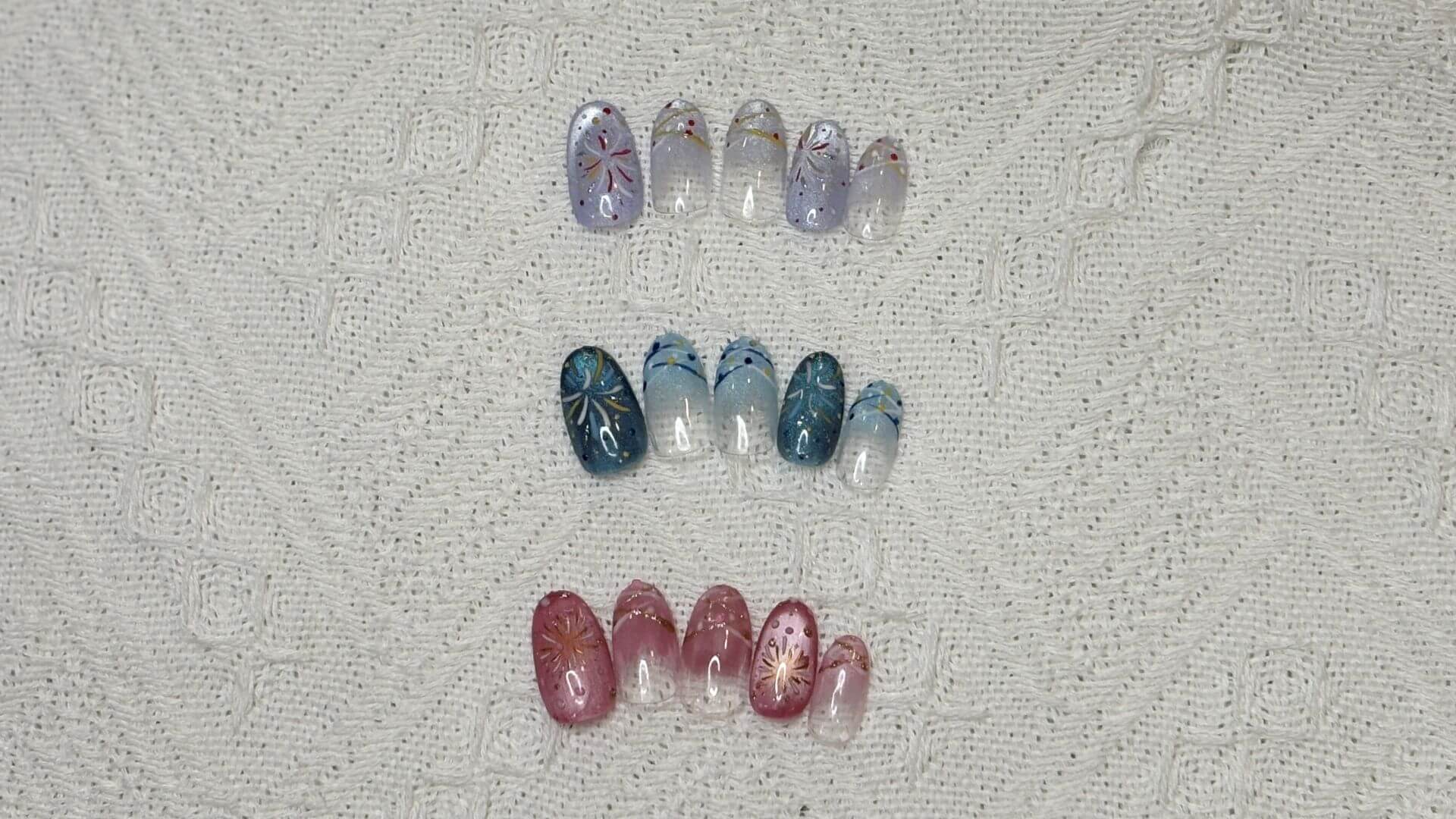 Mani B Summer Fireworks Nails